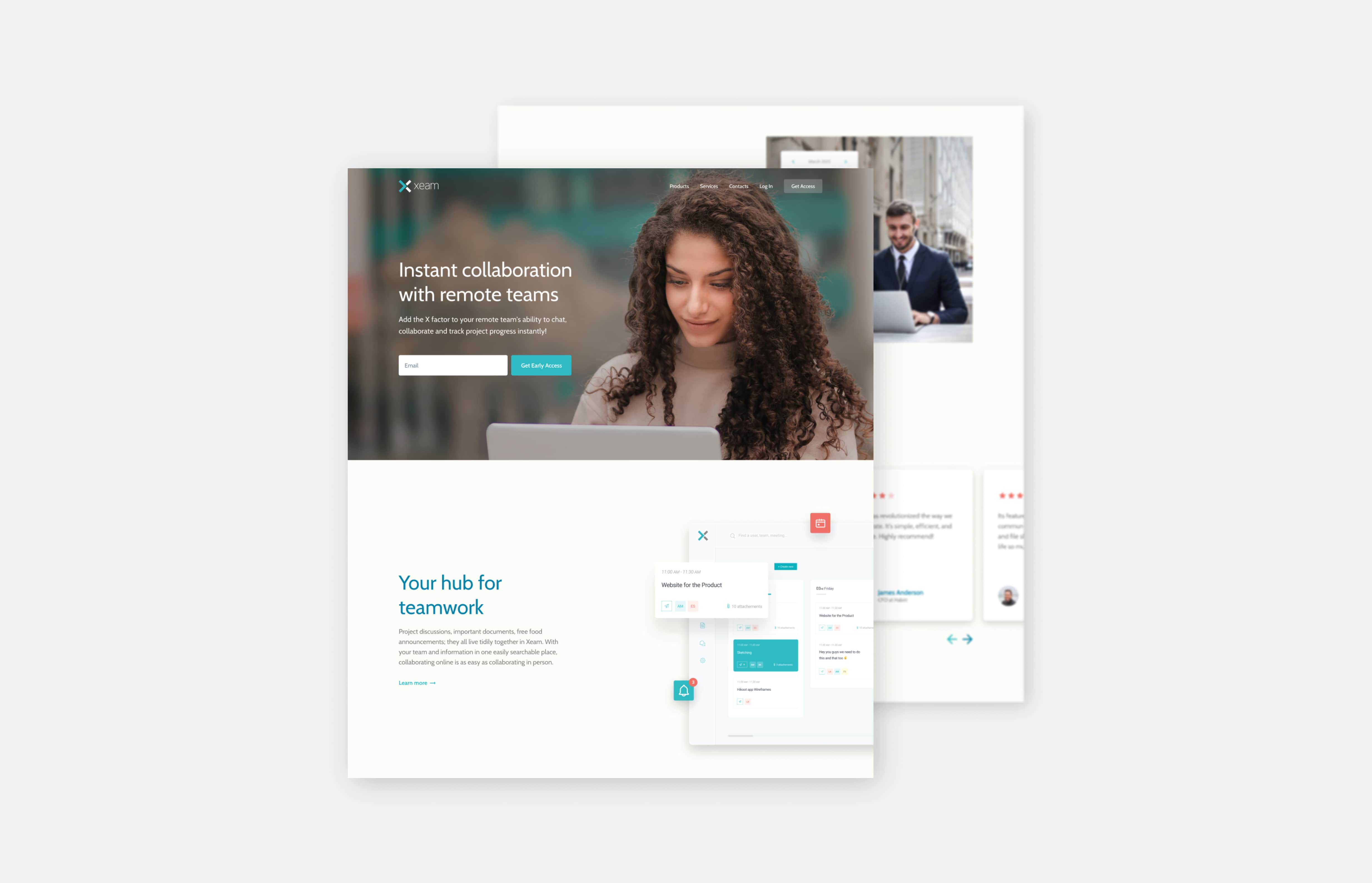 Xeam project display