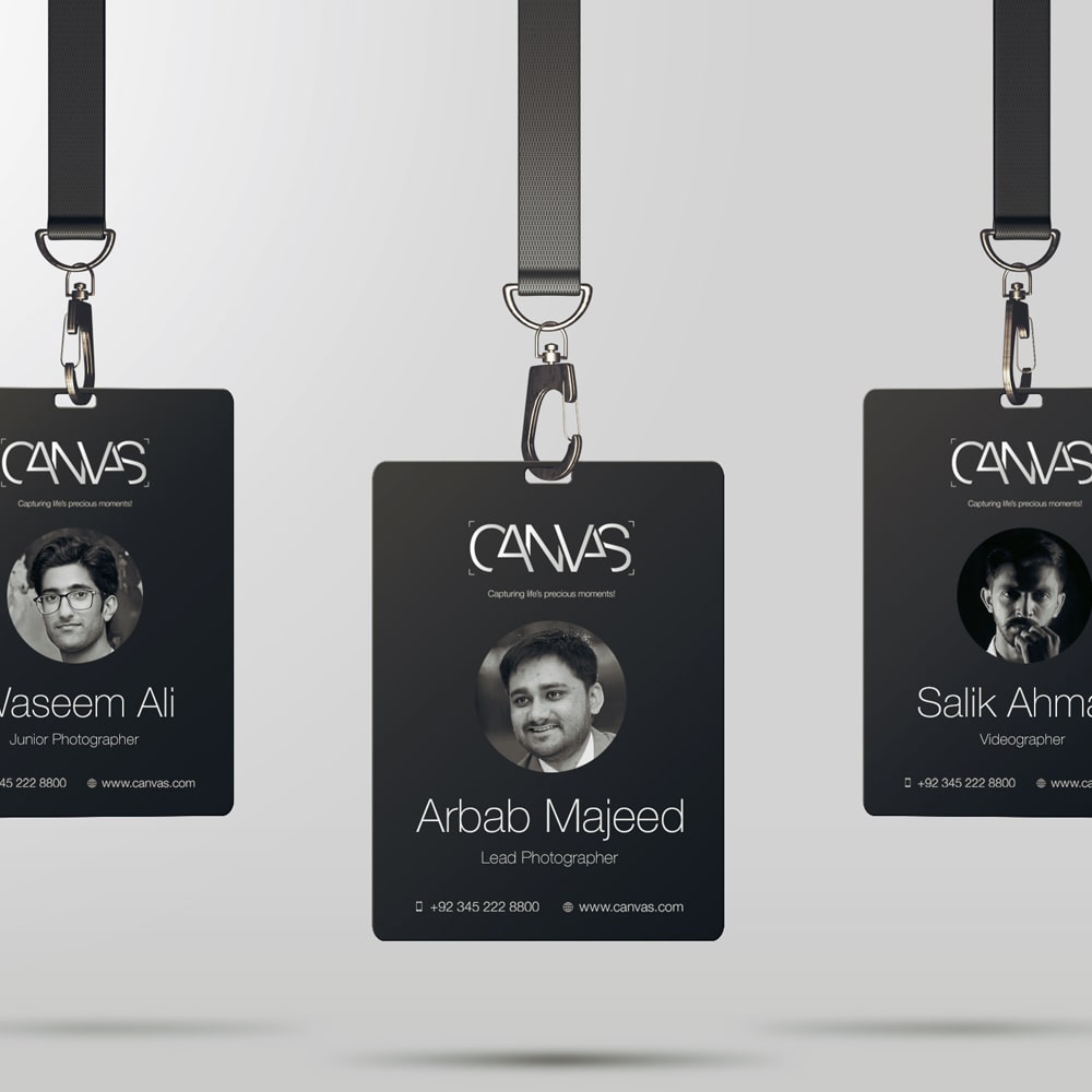 Canvas employee cards