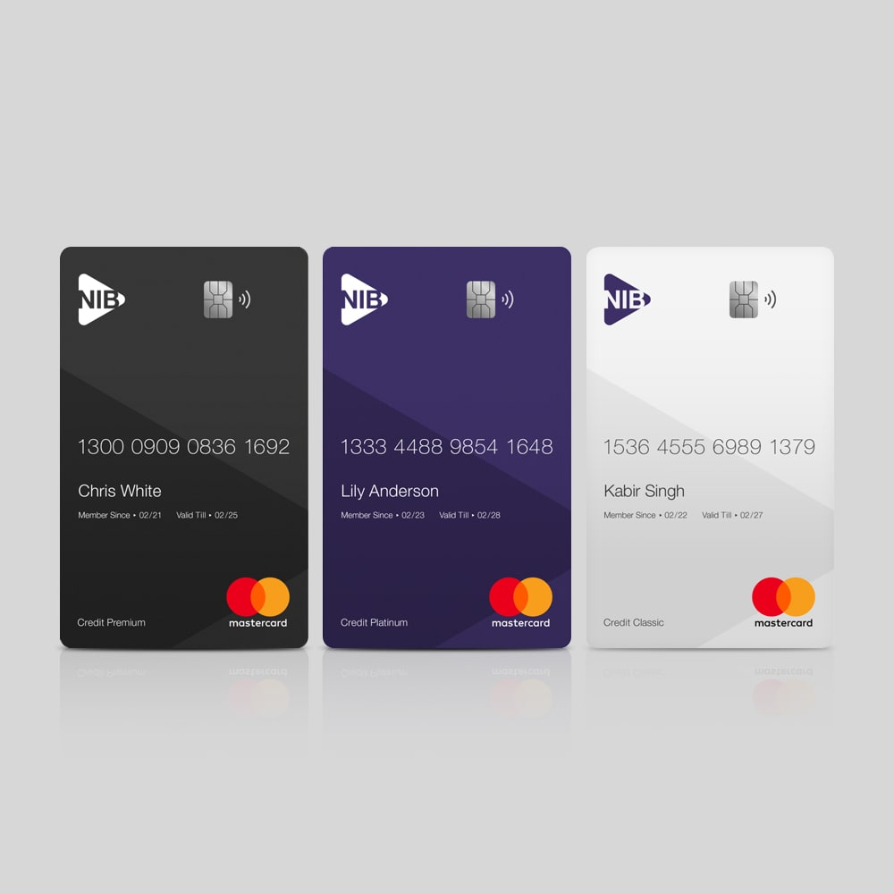 NIB bank cards