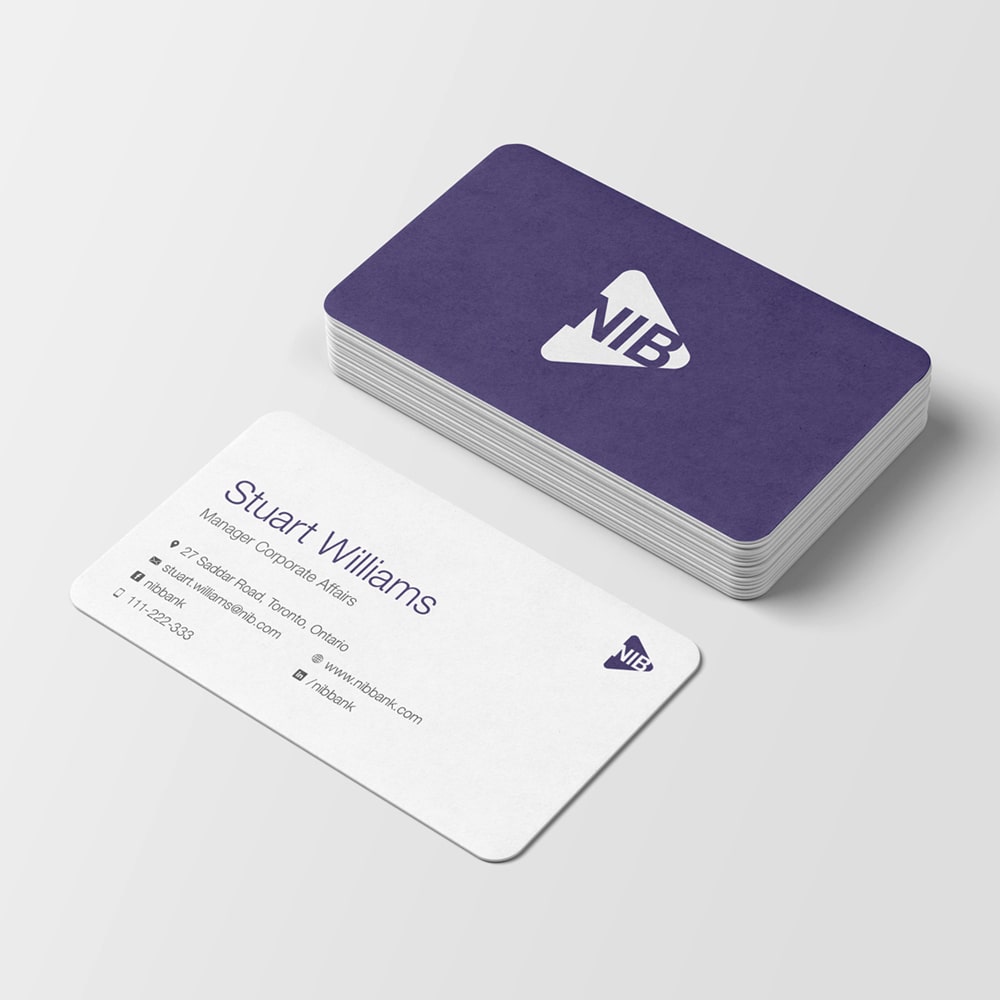 NIB visiting card