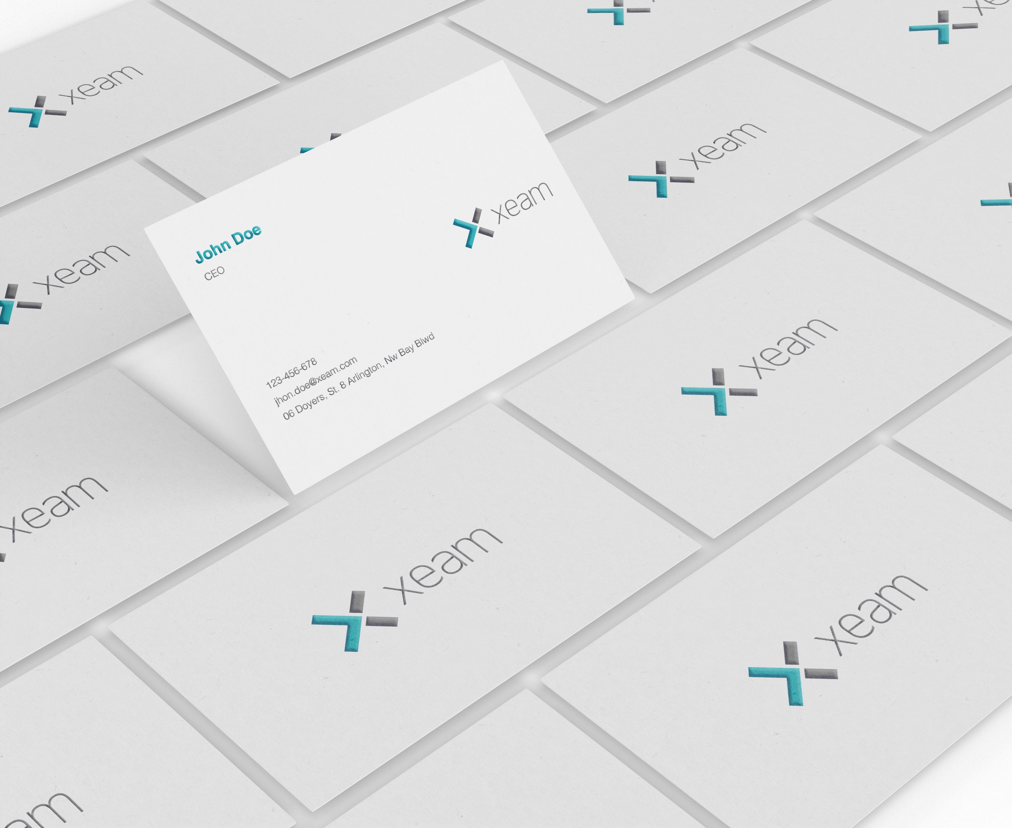 Xeam visiting card