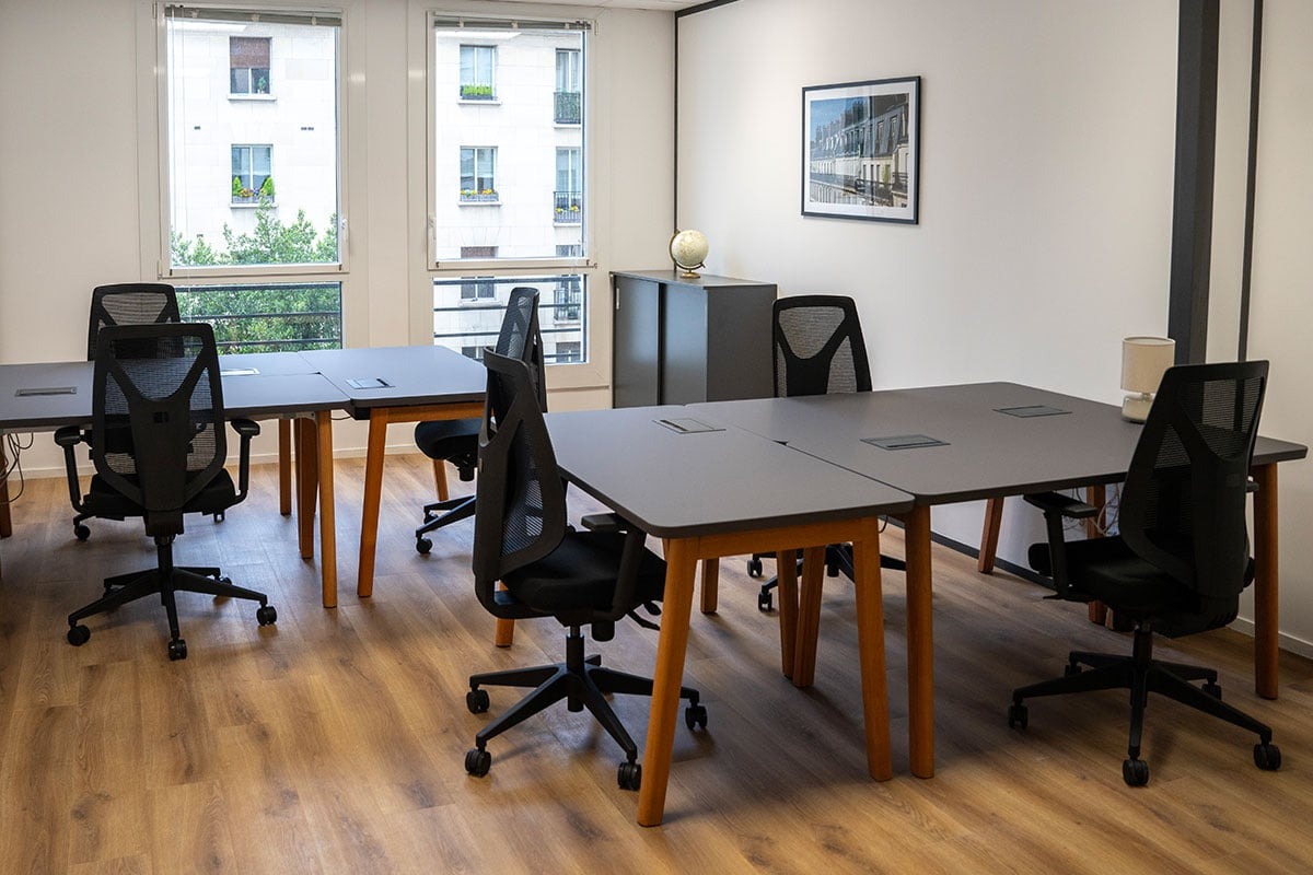 Bureau privé 5 postes - Paris 8e, Rue de Monceau
