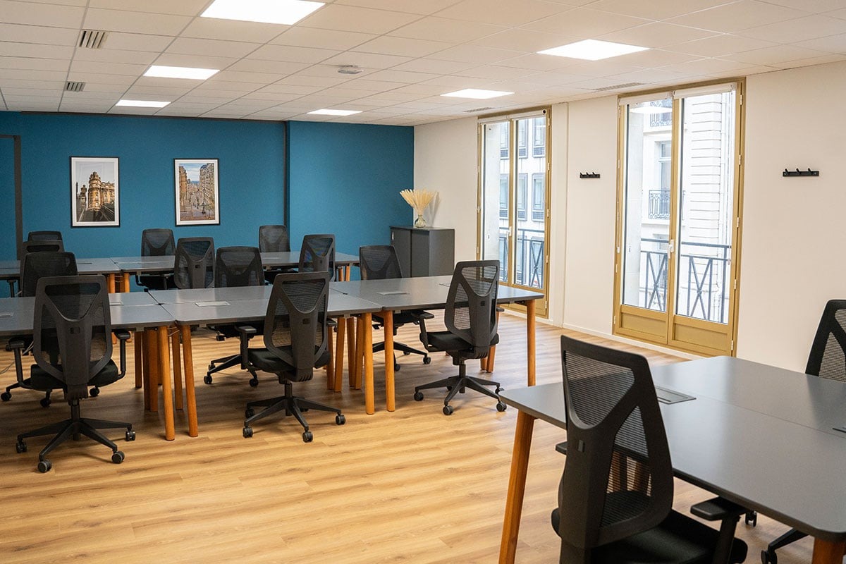 Bureau privé 5 postes - Paris 8e, Rue de Monceau