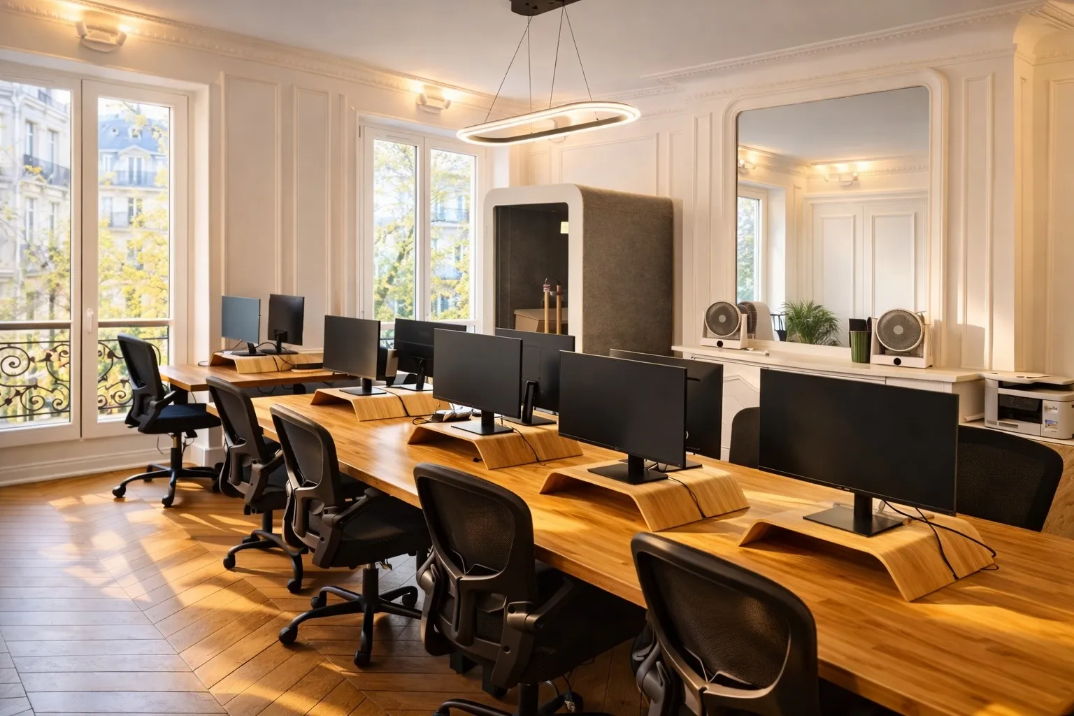 Bureau indépendant 26 postes - Paris 3e (Sébastopol)