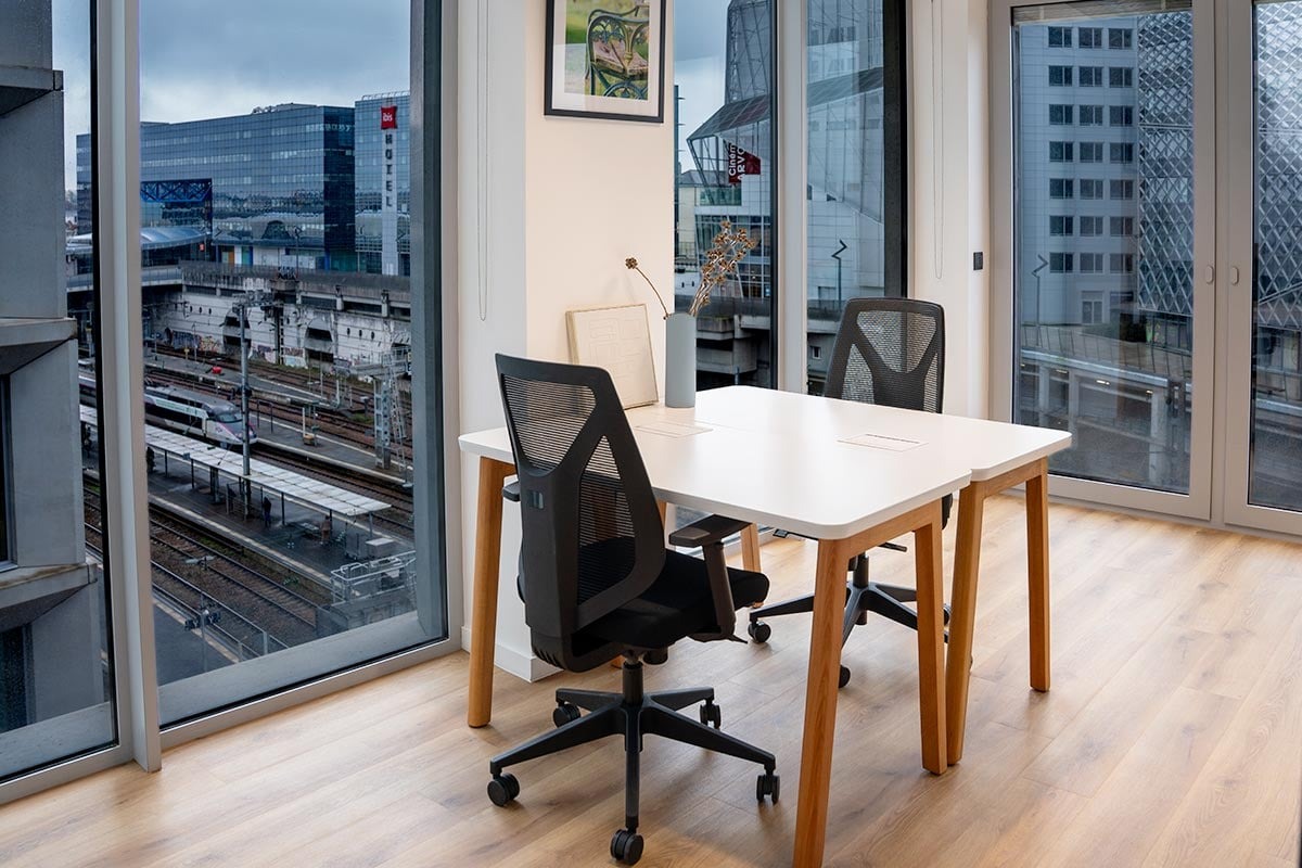 Bureau privé 3 postes - Rennes (Raoul Dautry)