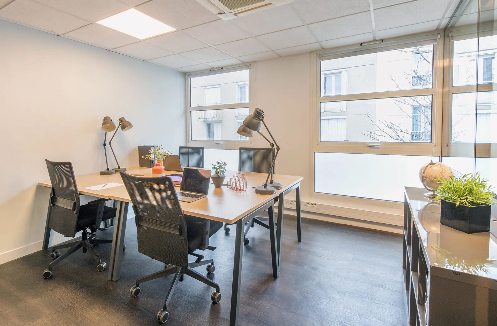 Bureau privé 4 postes - Clichy (Bateliers)