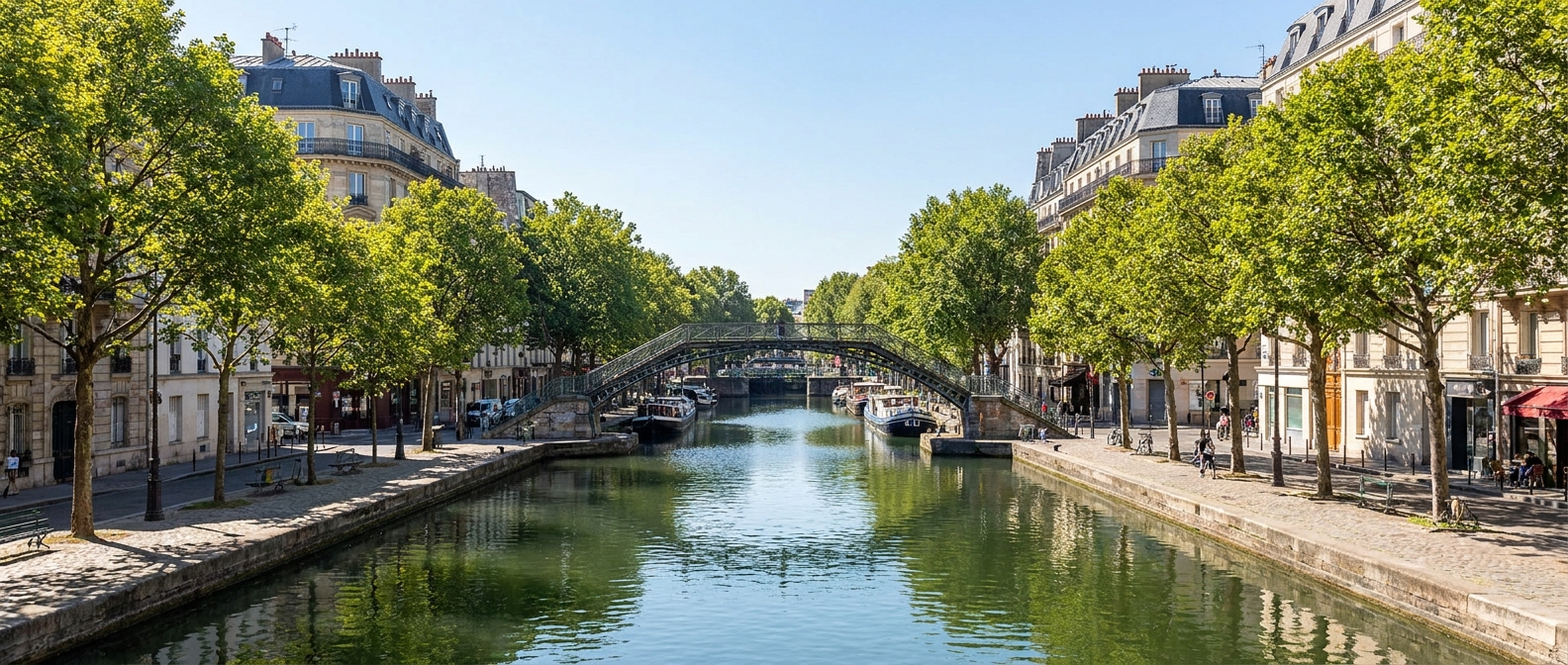 Le Canal Saint-Martin, Paris 10e