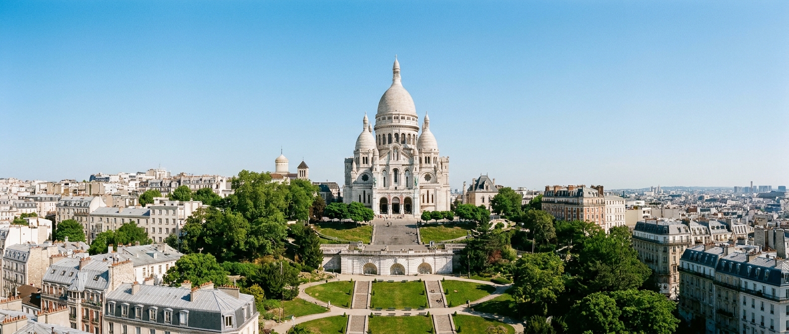 Le Sacre-Coeur a Montmartre, Paris 18e
