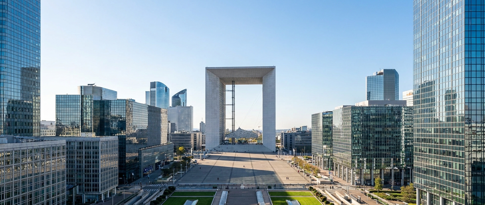 Le quartier de La Defense, Puteaux