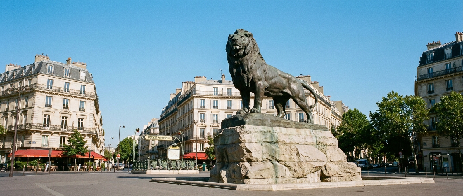 Le Lion de Belfort, Denfert-Rochereau, Paris 14e