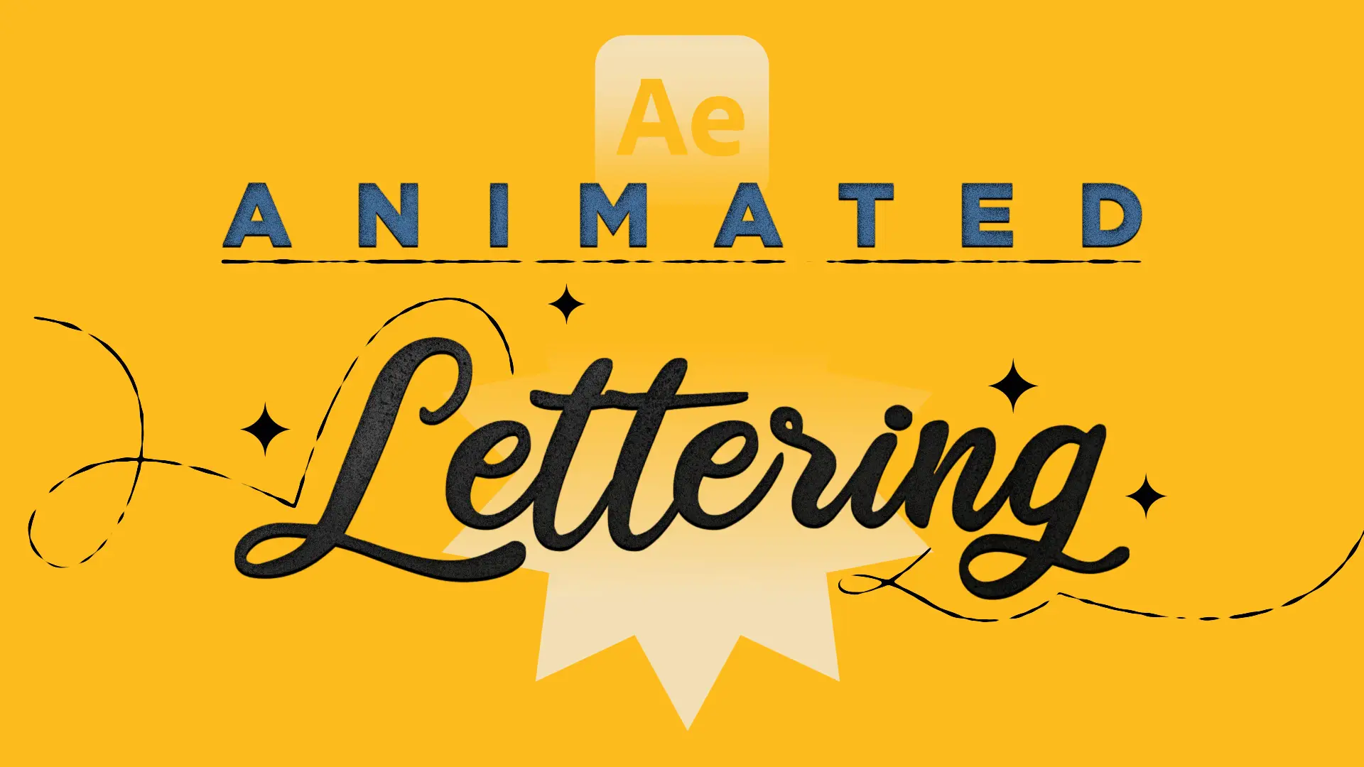 Animated Lettering in After Effects course cover