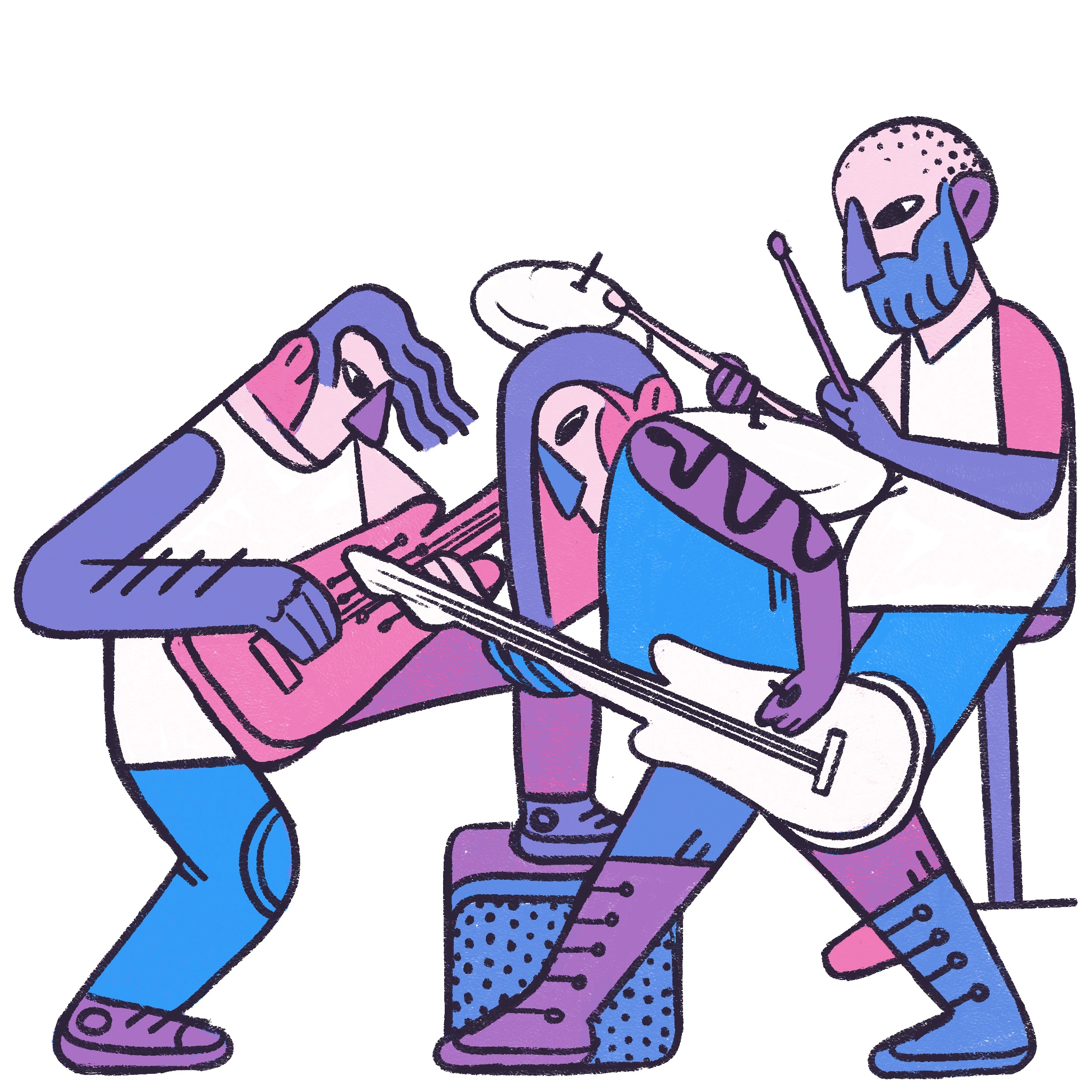 A GIF of a nice lady holding a bowl, with changing glasses