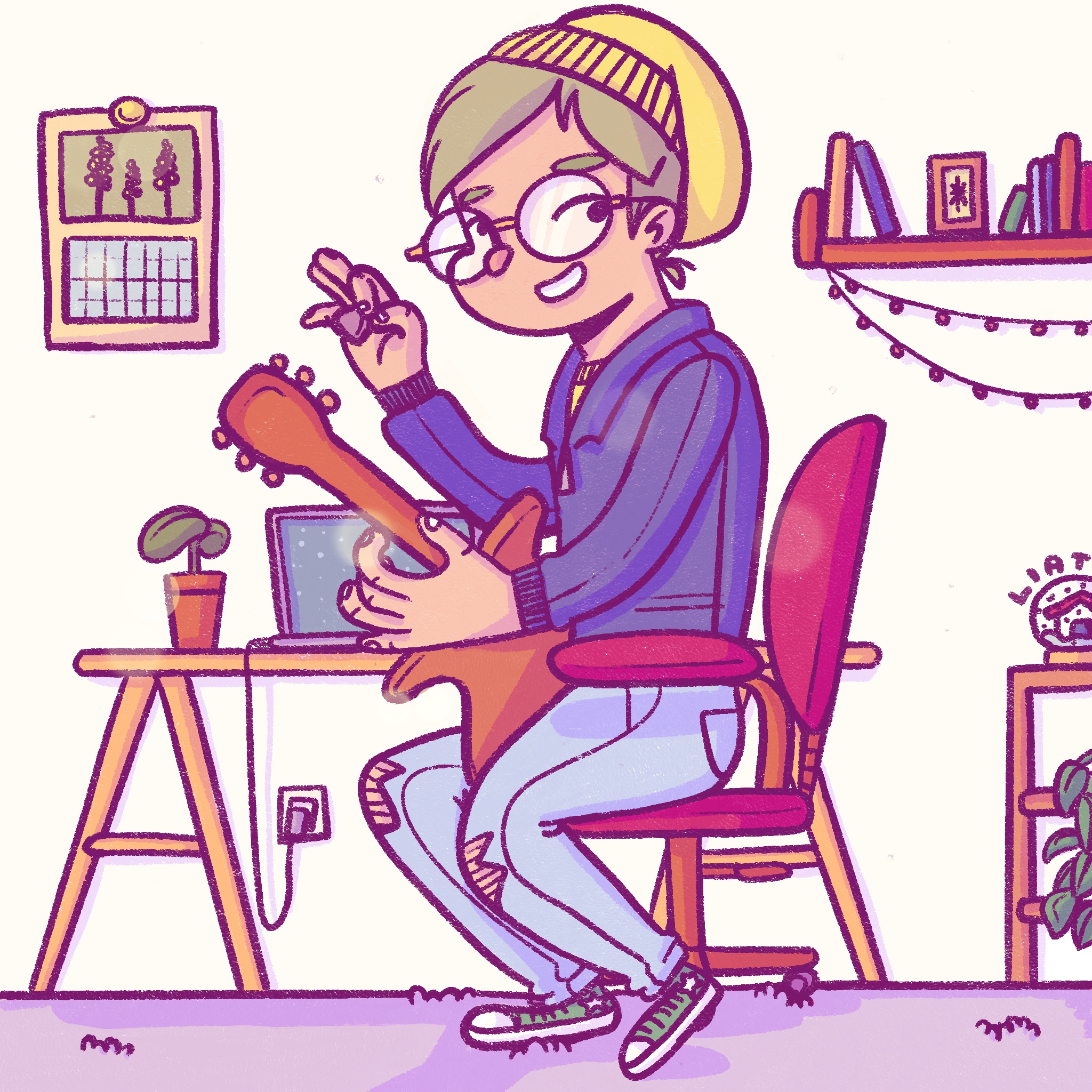 An infographic vertical strip of illustrated guide for self-care