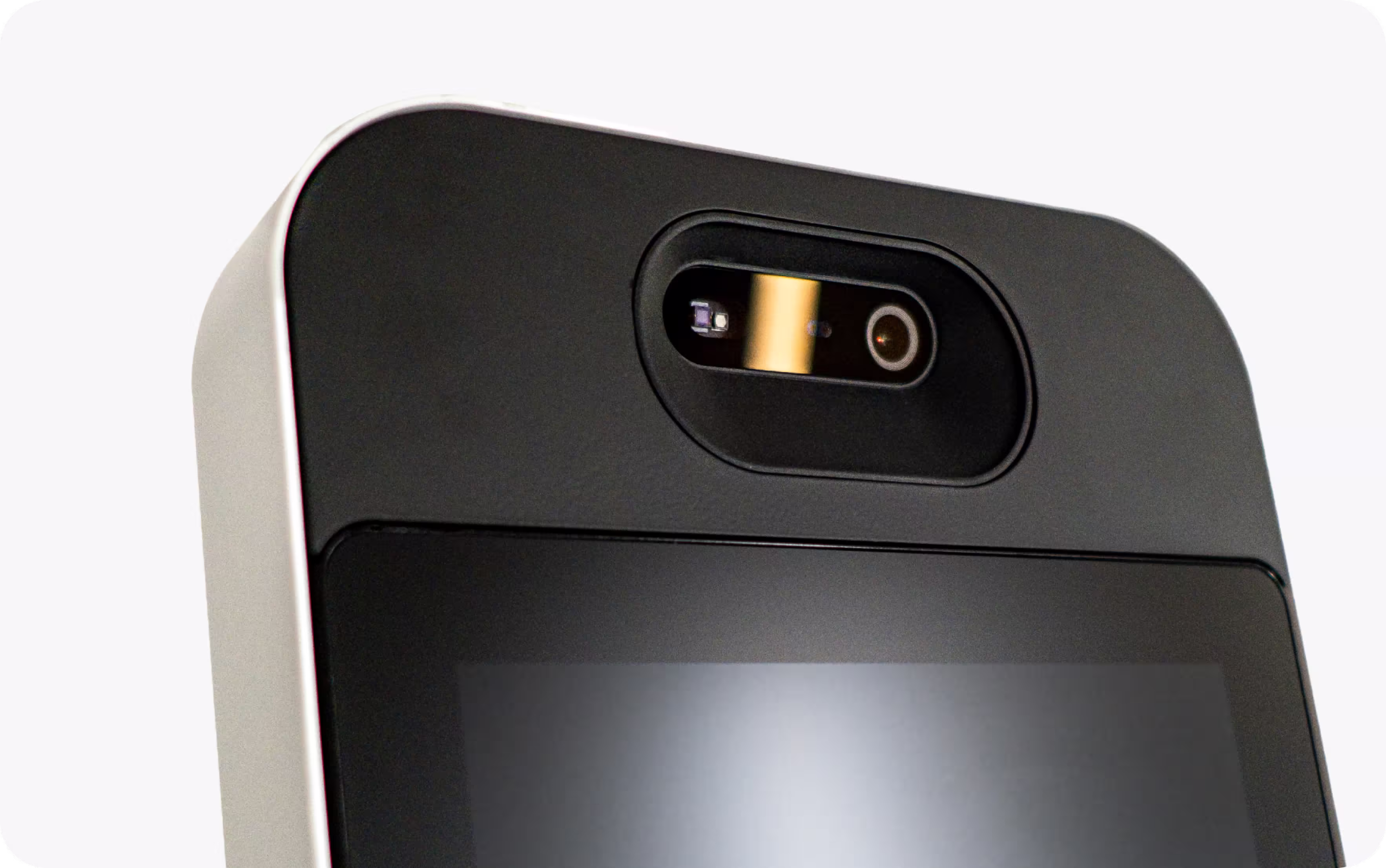 Close-up shot of CLEAR Pod camera on Pod