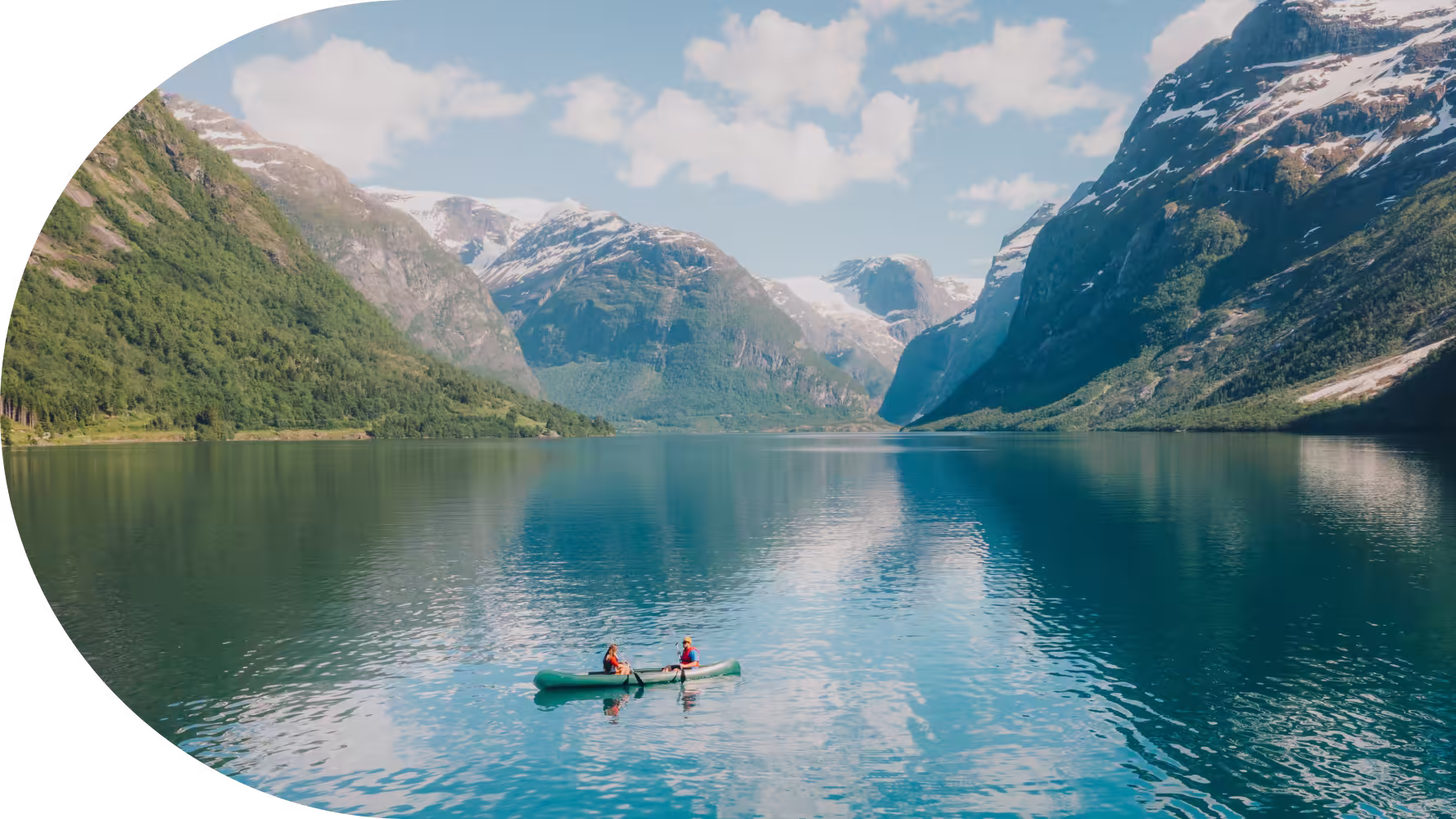 Outdoor lake landscape