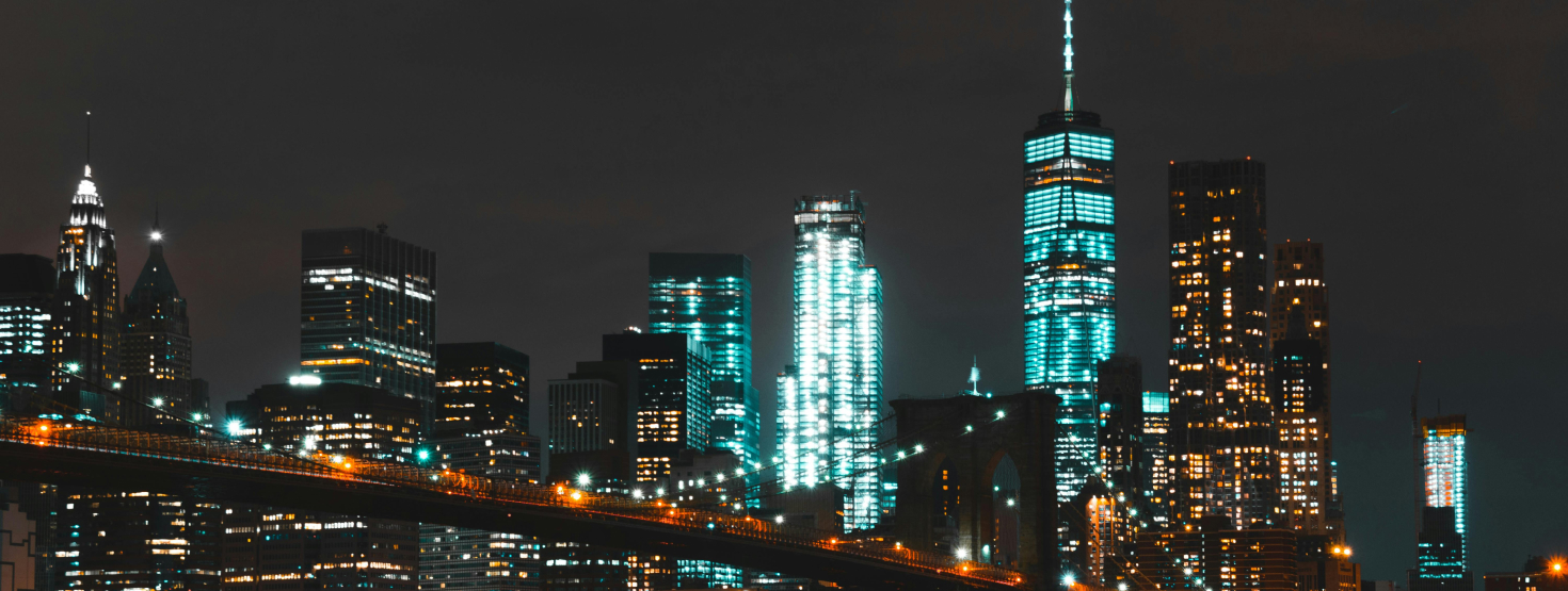 Image of NYC Skyline at night