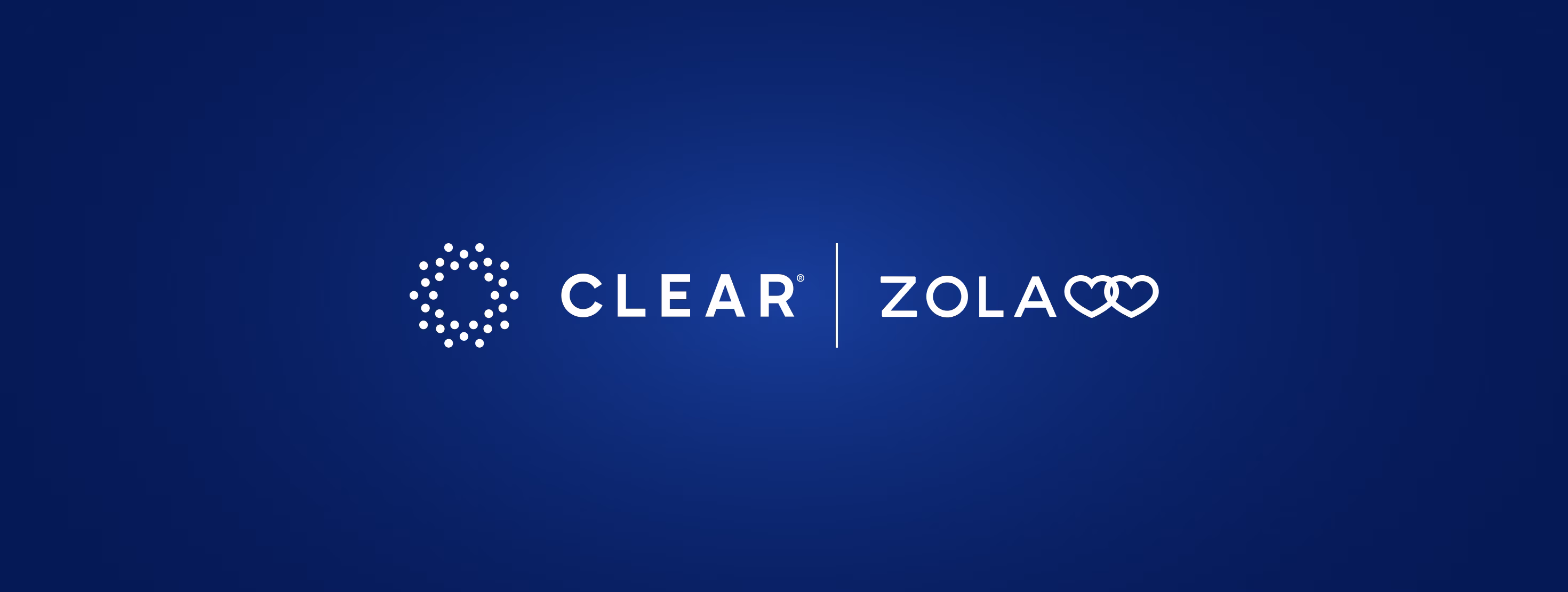 Image of CLEAR x Zola logo