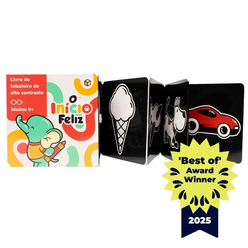 High Contrast Board Book (Portuguese Cover)