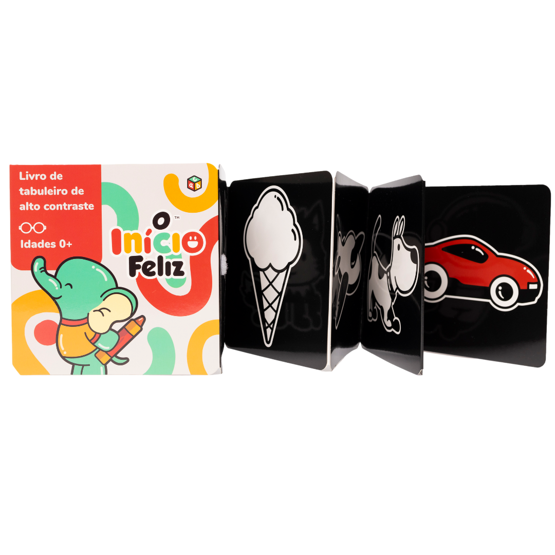 High Contrast Board Book (Portuguese Cover)