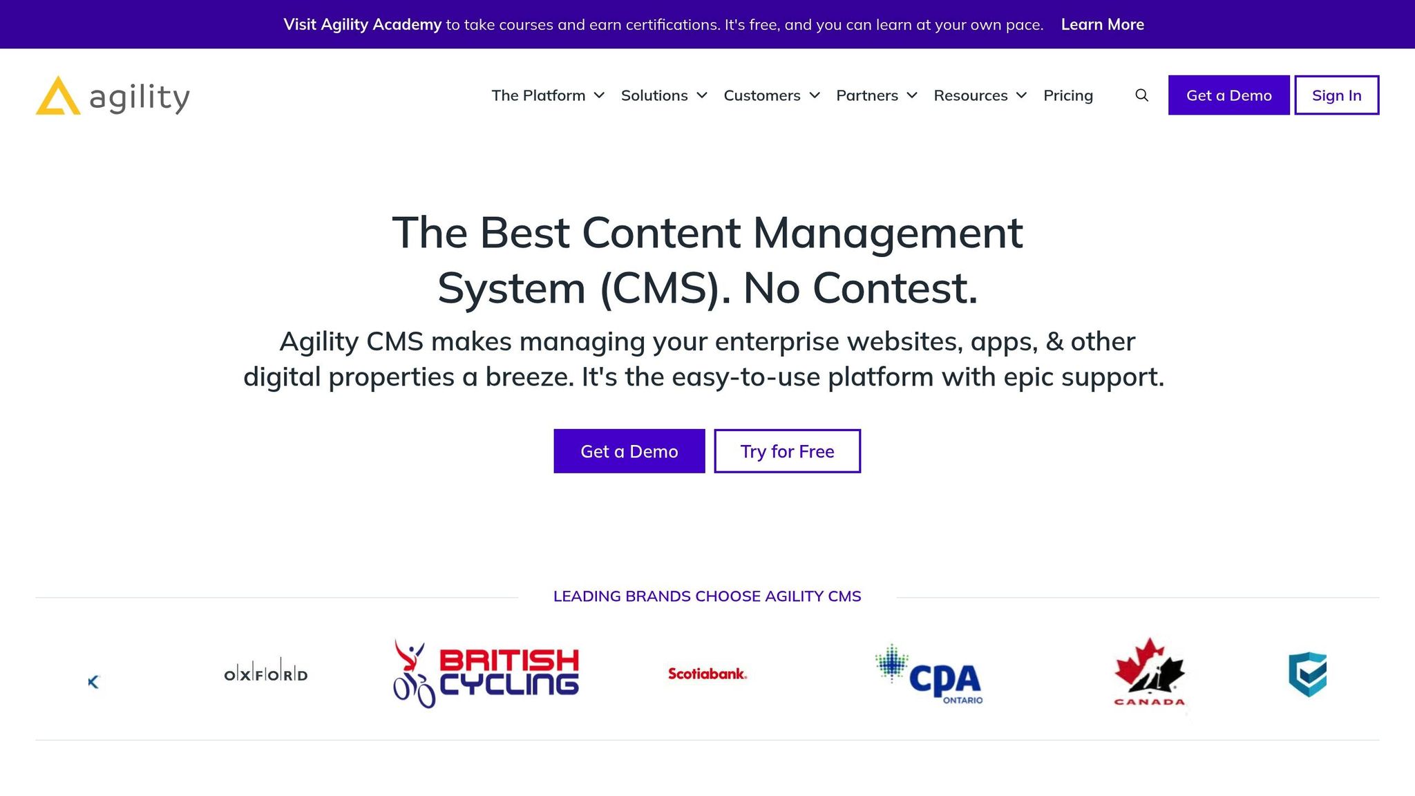 Agility CMS