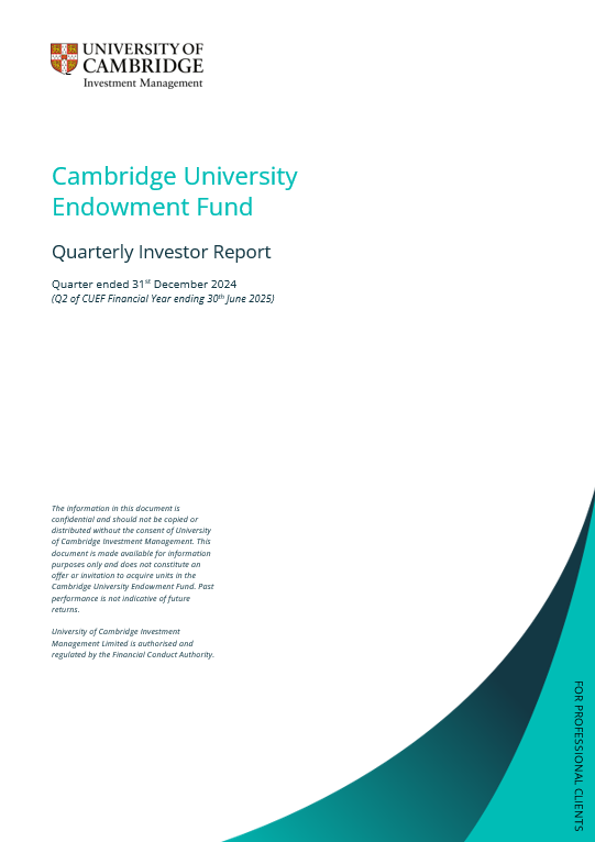 CUEF Q2 2024-25 Report