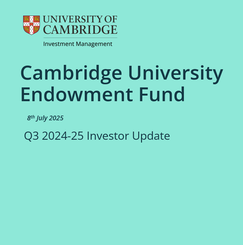 CUEF Q3 2024-25 Investor Call Slides