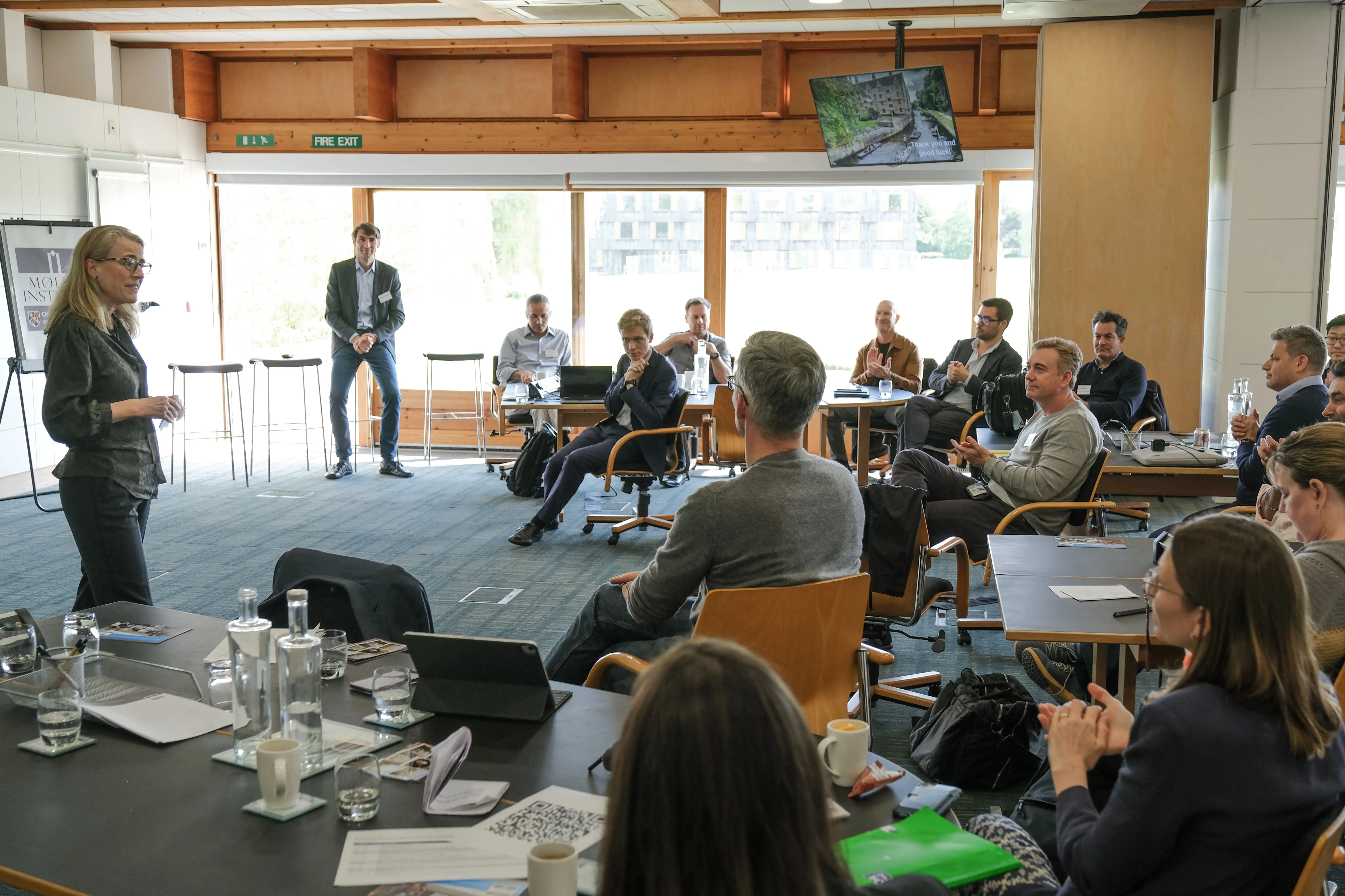 "Net Zero by 2038" Executive Education Programme at The Moller Institute, May 2023.