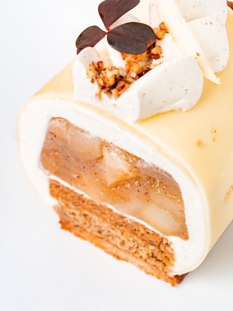La Bûche poire et épices 