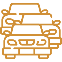 Car fleet icon
