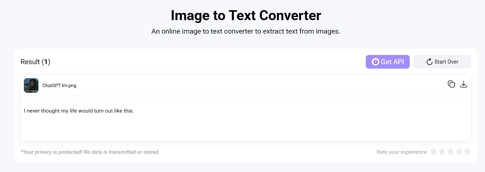 Extract hardcoded subtitles