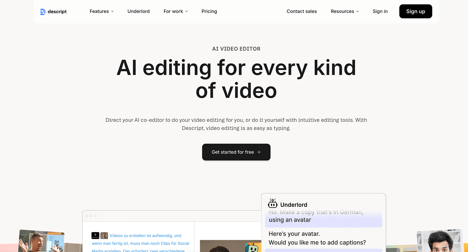 AI Video & Podcast Editor