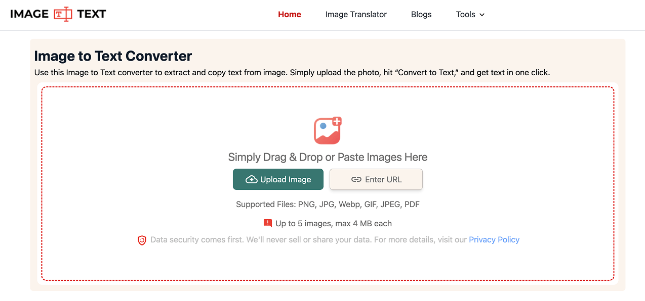 An online tool accurately converts images into editable text