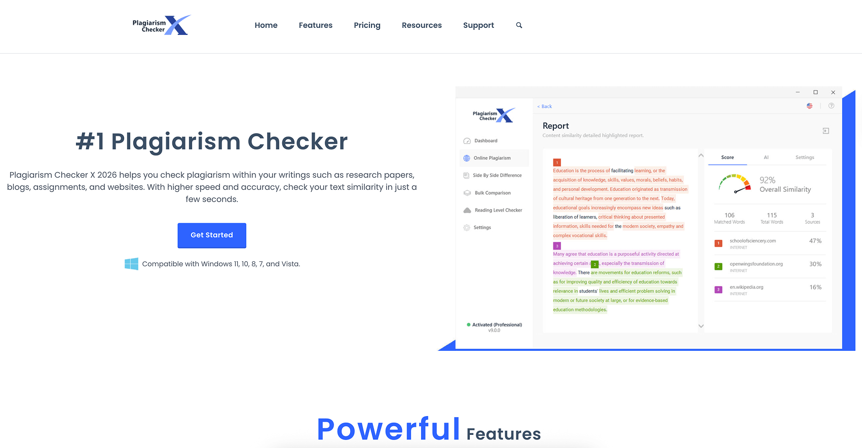 Plagiarism Checker X