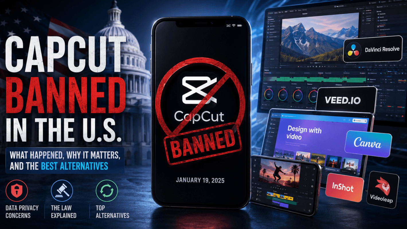 CapCut Ban Explained: Status, Reasons & Best Alternatives