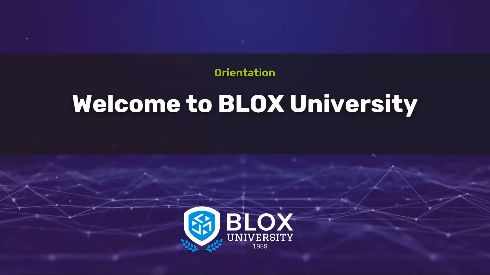Clixie AI interactive onboarding video used by Blox University for customer training, showing in-video assessment and engagement checkpoint — 42% higher course completion and 31% fewer support calls.
