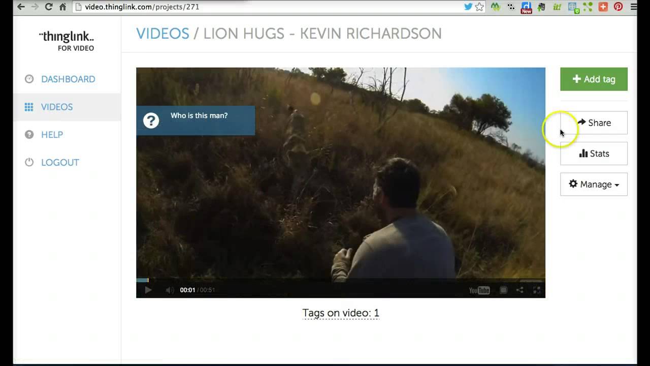 ThingLink interactive image showing clickable annotation tags with embedded text and media for visual learning