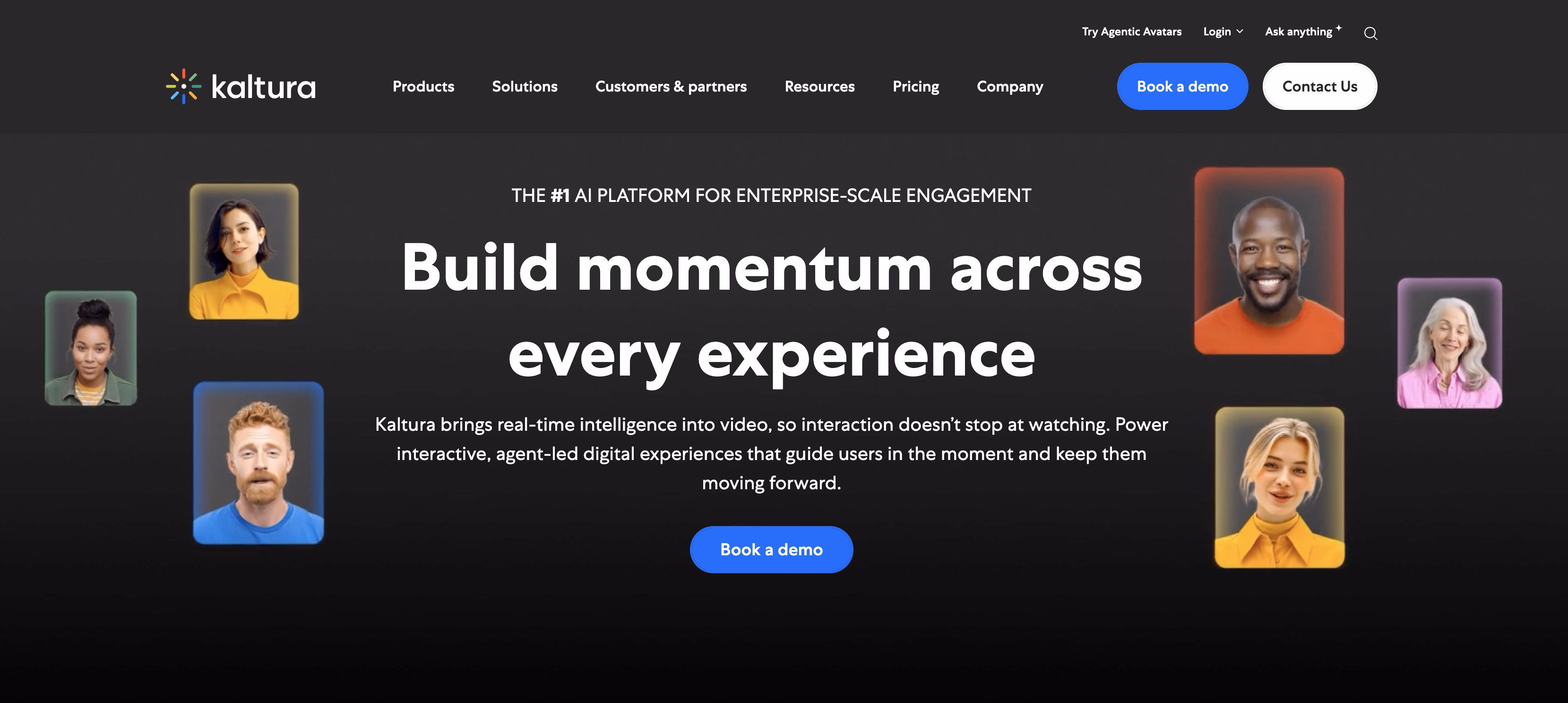 Kaltura video platform for enterprise video hosting, interactive learning, quizzes, and LMS integrations