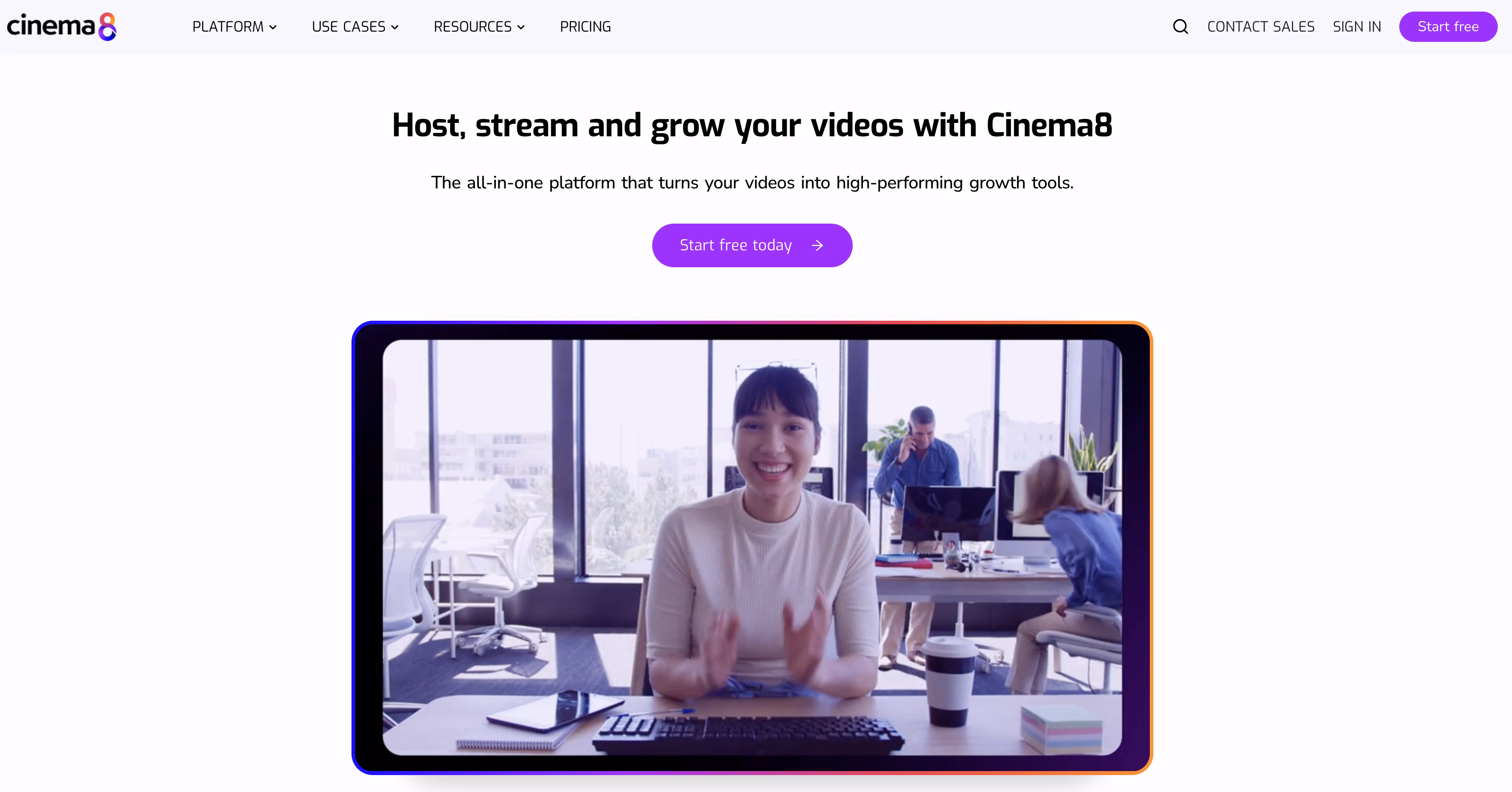 Cinema8 interactive video platform for creating gamified, branching, and 360-degree video experiences