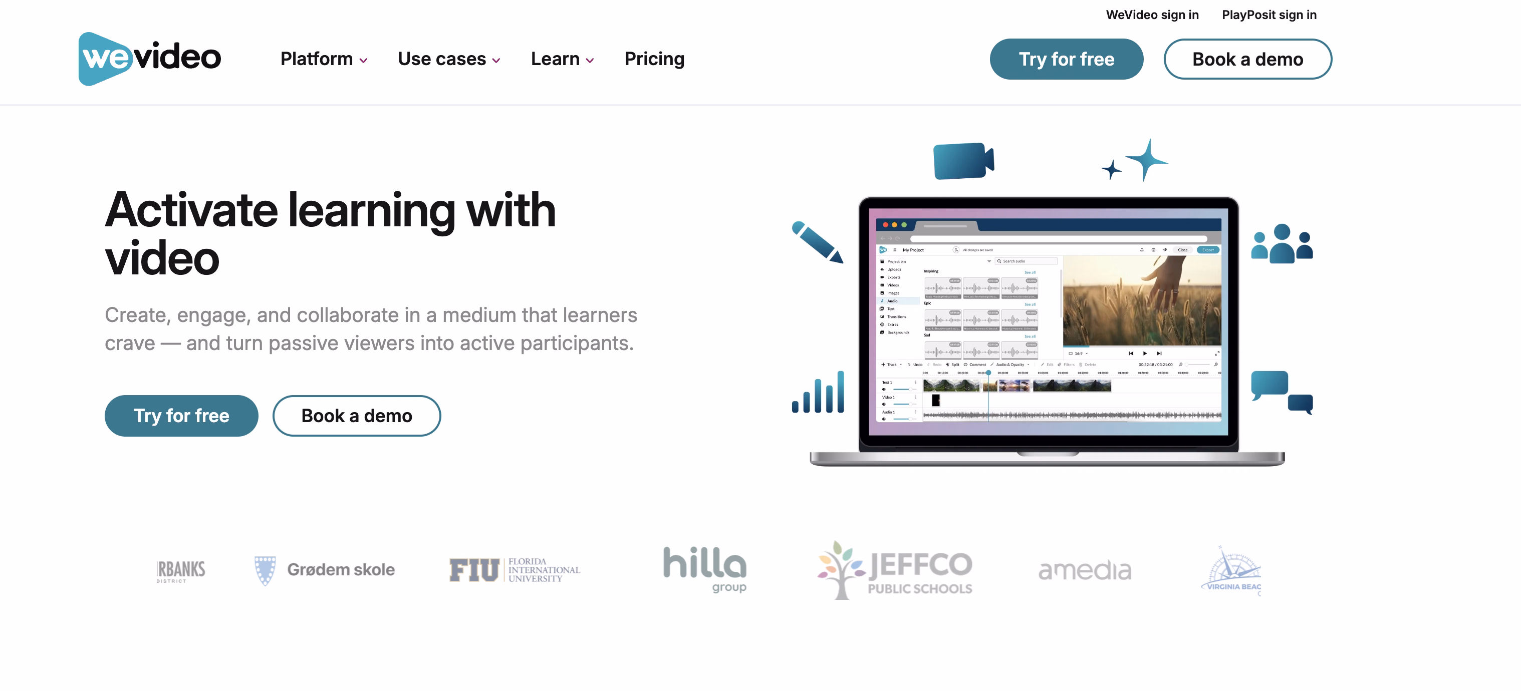 PlayPosit interactive video platform for adding graded questions and learning activities to instructional videos