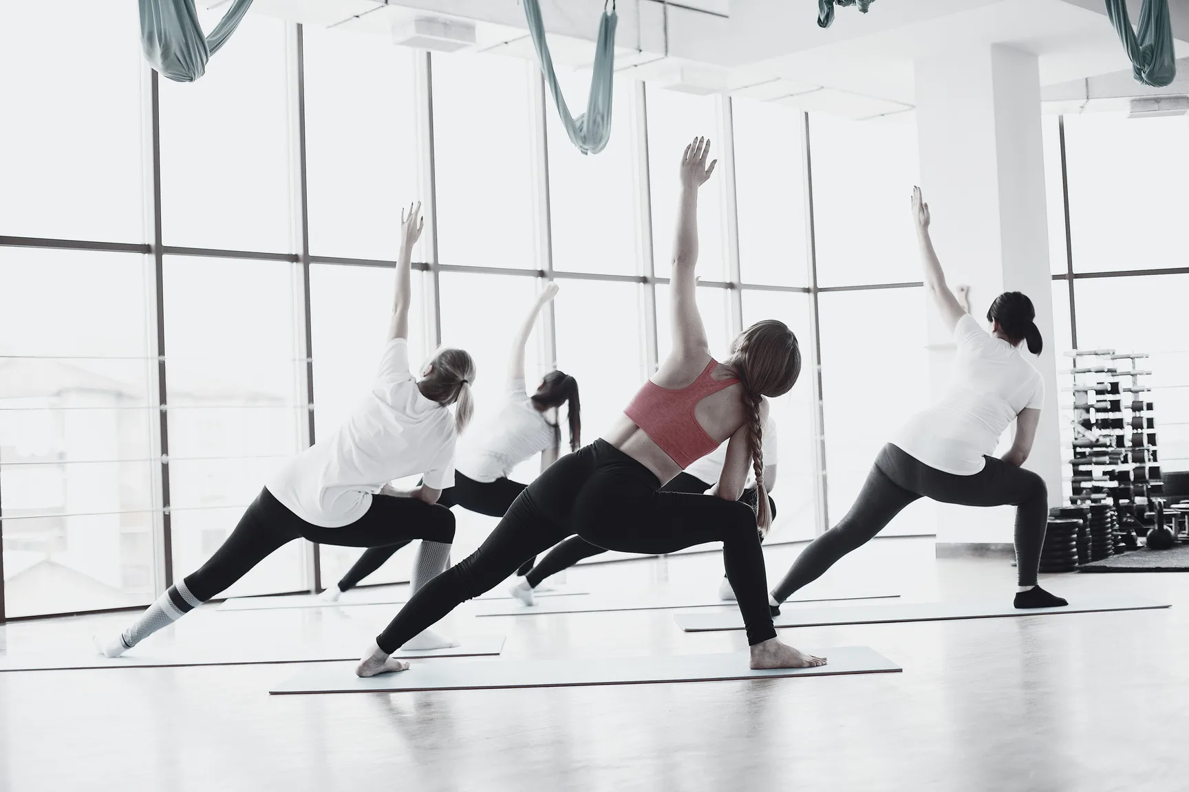 Lezione di gruppo alla Fit & Gym