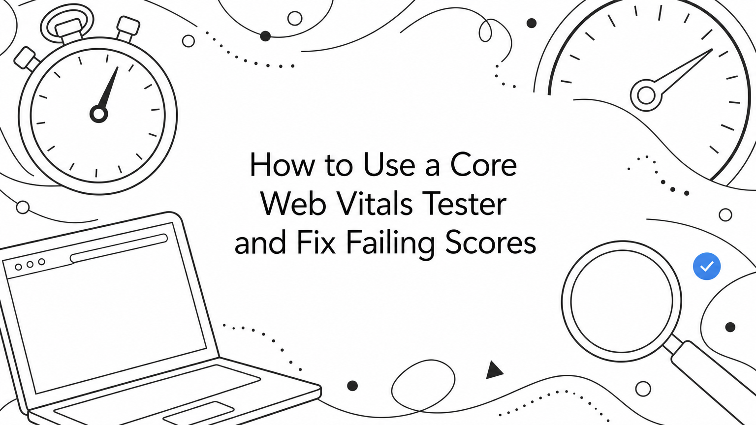 How to Use a Core Web Vitals Tester and Fix Failing Scores