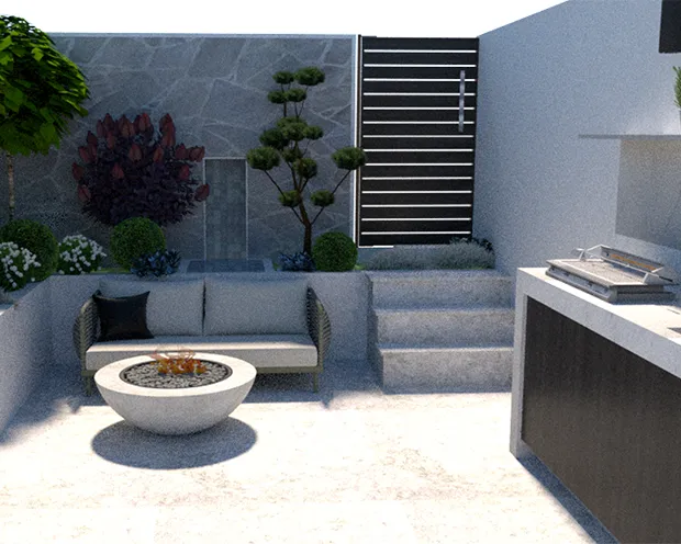 backyard render