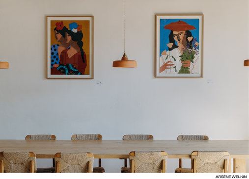 espace art Les Petites Maisons Hôtel 4* & Spa à baux de provence