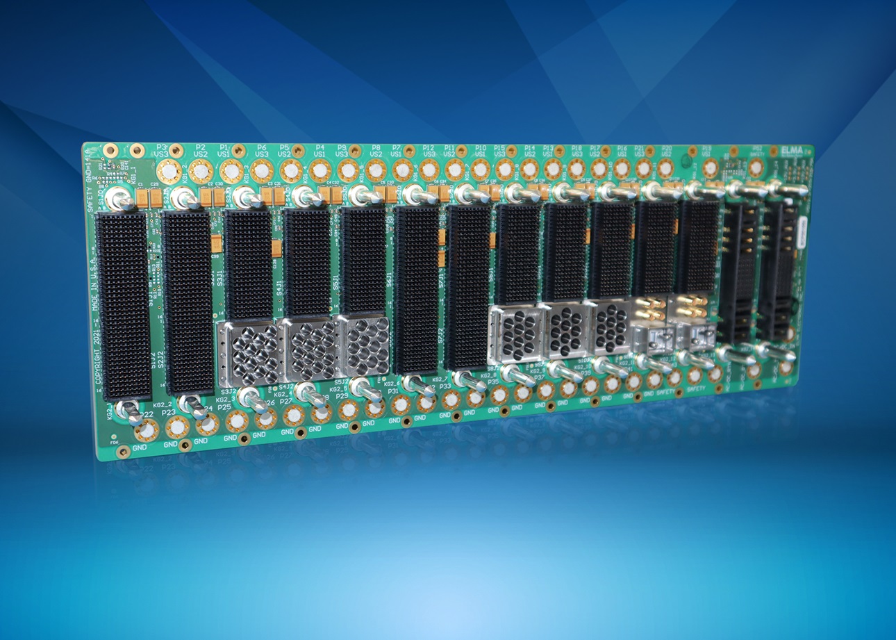 3U OpenVPX 12-slot backplane for SOSA 1.0 and CMOSS