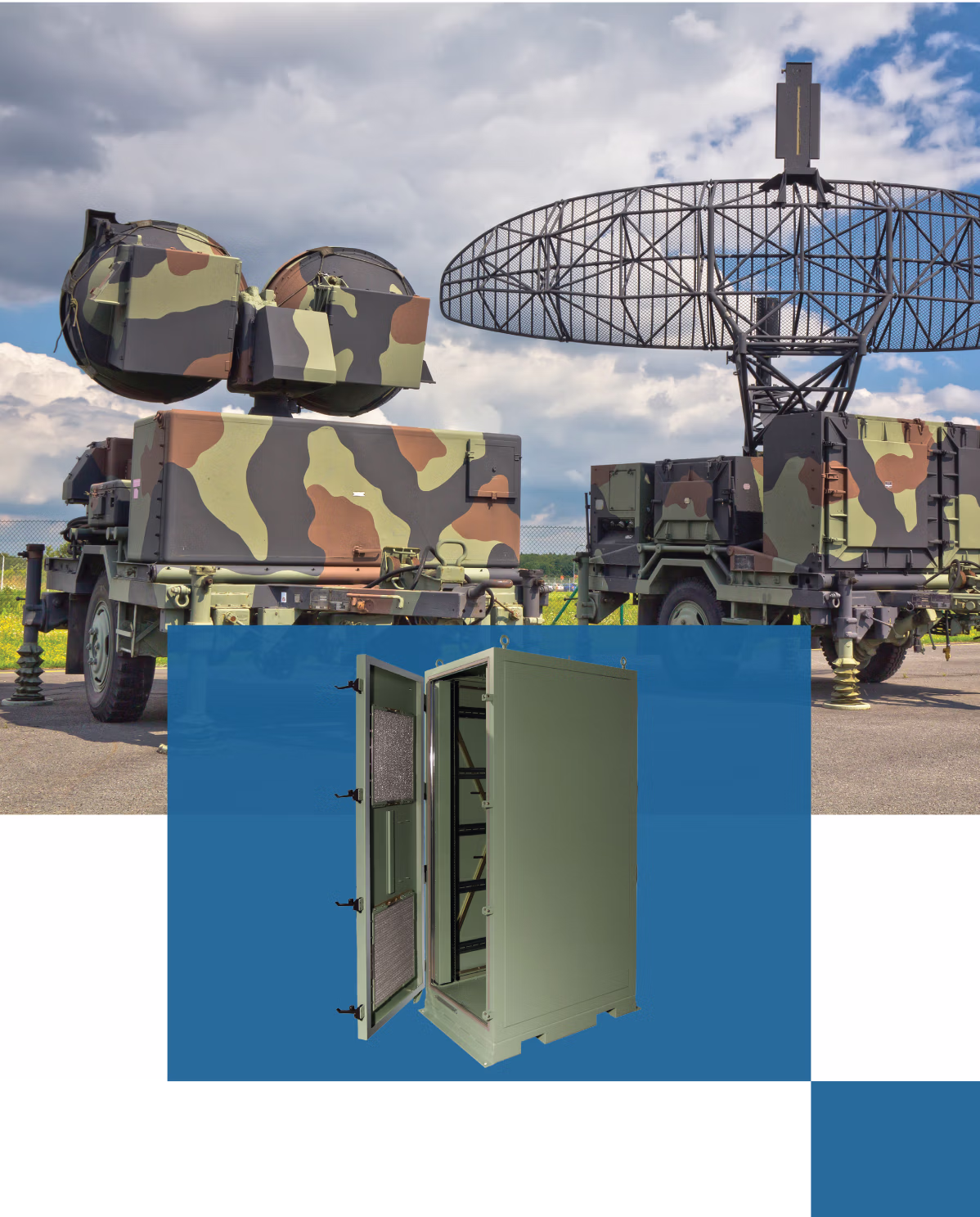 This four part white paper series discusses the key factors that go into the development and manufacturing of built in the US Rugged Cabinets for Military and Industrial Cabinets. 