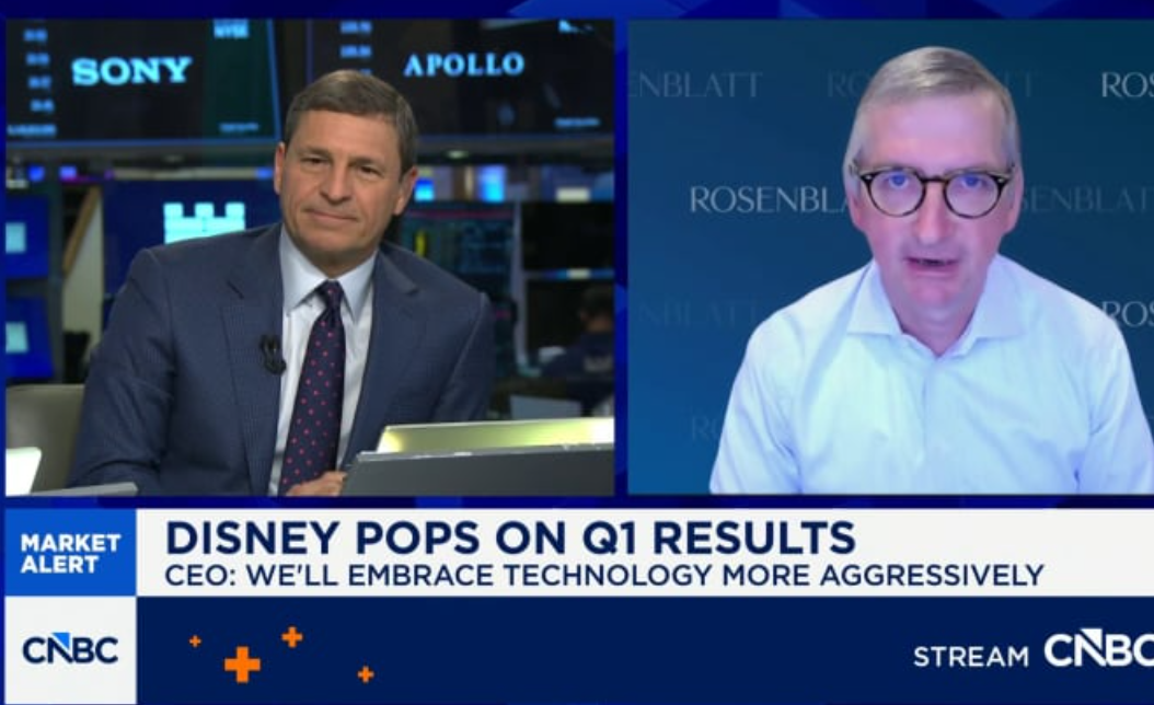 Rosenblatt’s Barton Crockett on Disney earnings: CEO Josh D’Amaro is ‘off to a great start’