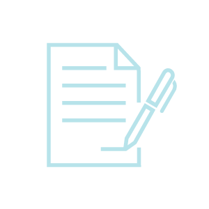 Contract with pen