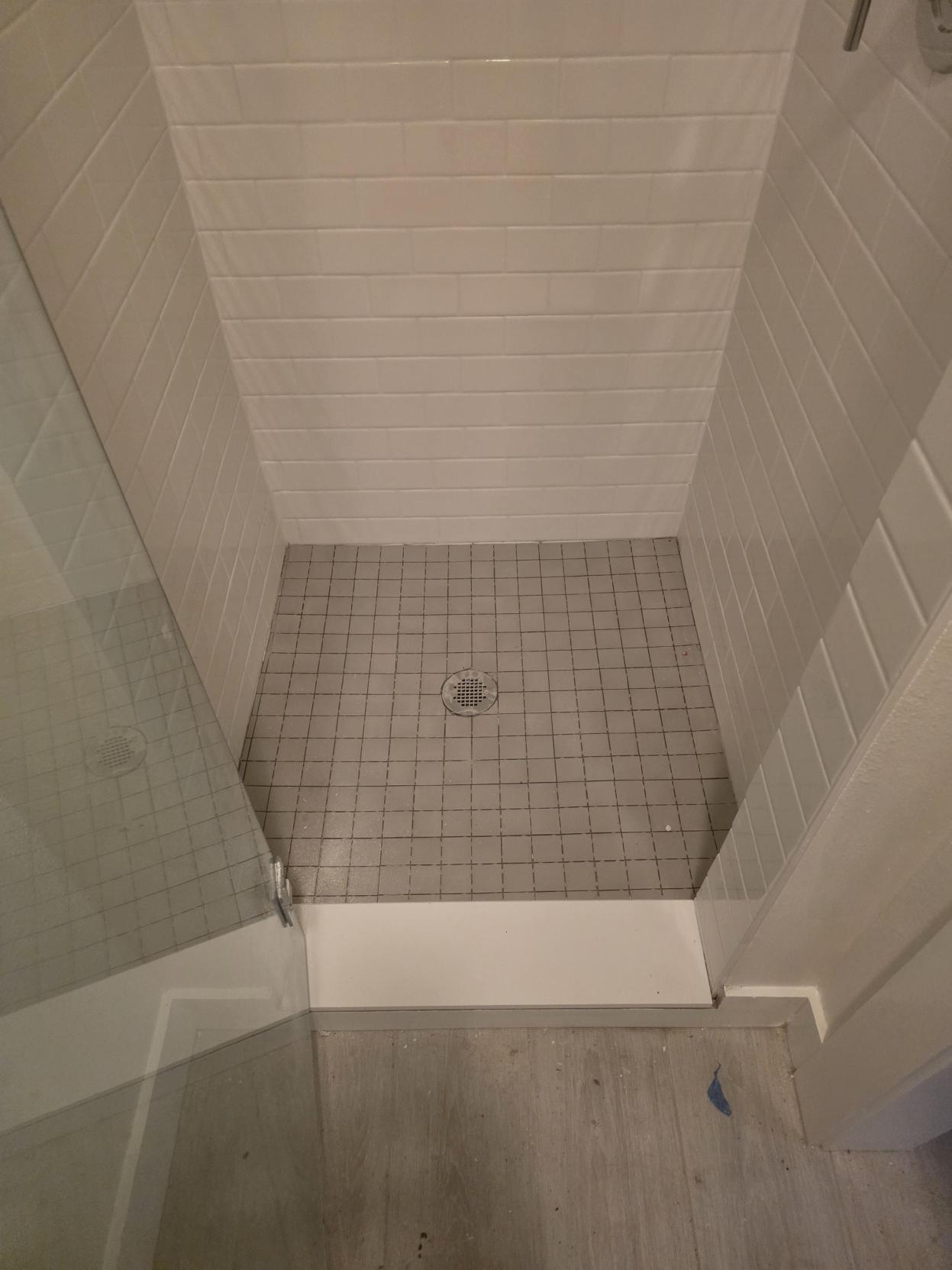 Shower stall tile