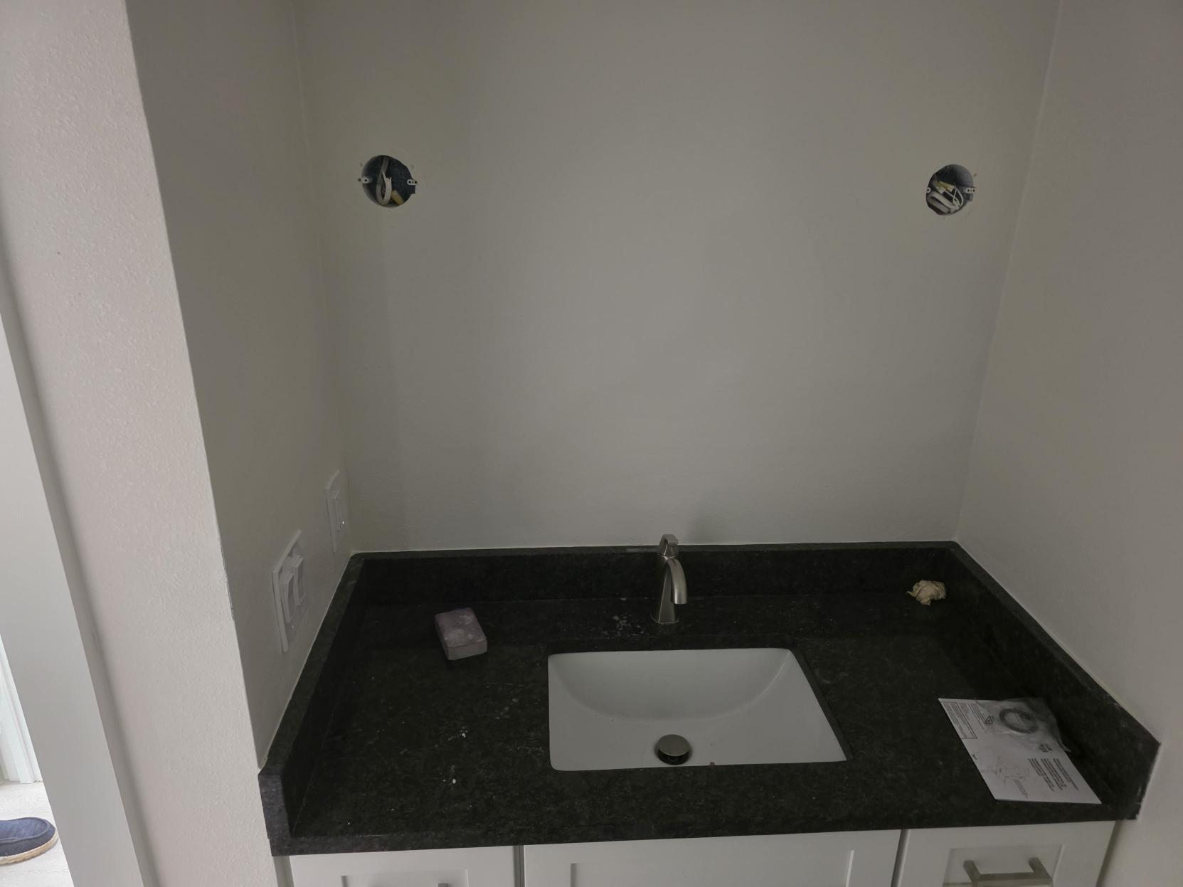 Bathroom sink and vanity