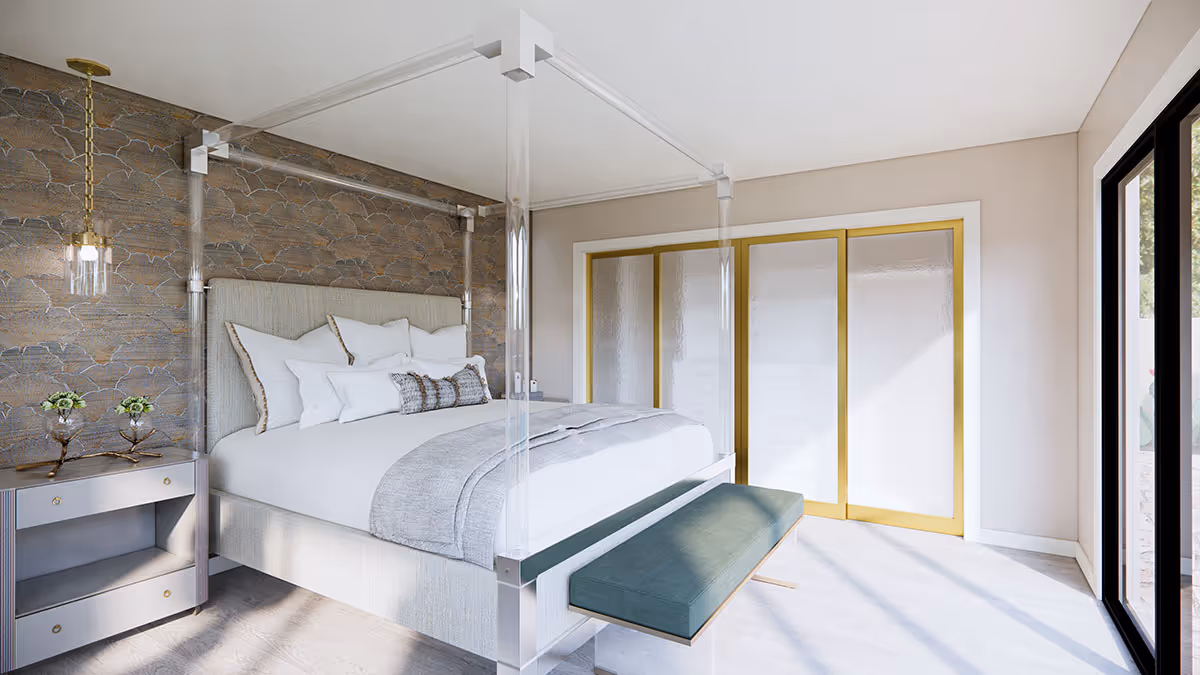 Calming bedroom oasis